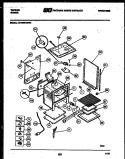 BODY PARTS Diagram and Parts List for 30-4980-00-04  Tappan Range