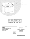 COVER Diagram and Parts List for FD38NGDC  Frigidaire Grill