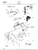CONTROLS Diagram and Parts List for GLRSF236JW2  Frigidaire Refrigerator