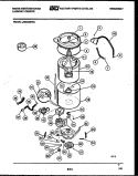 TUB DETAIL Diagram and Parts List for LE600MXD2  Frigidaire Washer Dryer Combo