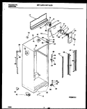 CABINET PARTS Diagram and Parts List for MRT18JZBY0  Uni Refrigerator