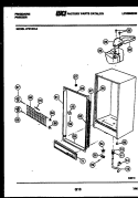 CABINET PARTS Diagram and Parts List for UFS19NL2  Frigidaire Freezer