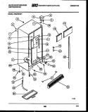 CABINET PARTS Diagram and Parts List for RS227MCD1  Frigidaire Refrigerator