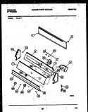 CONSOLE AND CONTROL PARTS Diagram and Parts List for WALL1  Frigidaire Washer