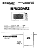 COVER Diagram and Parts List for FMT128E1B0  Frigidaire Microwave