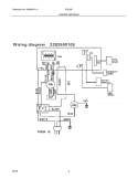 WIRING DIAGRAM Diagram and Parts List for FDL25P12  Frigidaire Dehumidifier