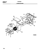 AIR HANDLING PARTS Diagram and Parts List for FAS183S2A4  Frigidaire Air Conditioner