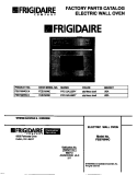 COVER Diagram and Parts List for FEB789WCC1  Frigidaire Wall Oven