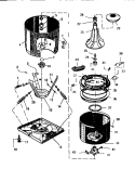 PUMP ASSEMBLY Diagram and Parts List for LA560JXD3  Frigidaire Washer