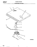 SUPPORT MODULE AND LATCH Diagram and Parts List for TEB794BBBB  Tappan Microwave Oven Combo