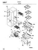 SHELVES Diagram and Parts List for GRS20ZRHW3  Gibson Refrigerator