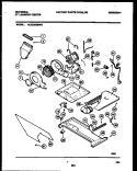 MOTOR AND BLOWER PARTS Diagram and Parts List for MLXE42RBD0  Frigidaire Washer Dryer Combo