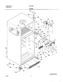 CABINET Diagram and Parts List for GRT18S6AQ2  Gibson Refrigerator