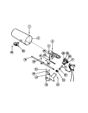 GAS VALVE, BURNER ASSEMBLY, SENSOR Diagram and Parts List for FDG436RBS1  Frigidaire Dryer