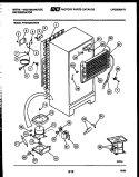 SYSTEM AND AUTOMATIC DEFROST PARTS Diagram and Parts List for RTG153HCH2B  Frigidaire Refrigerator