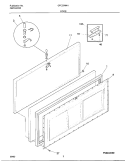 DOOR Diagram and Parts List for GFC25M4HW1  Gibson Freezer