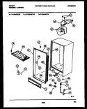 CABINET PARTS Diagram and Parts List for FV16M4WXFD  Gibson Freezer