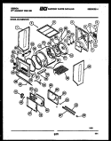 CABINET AND COMPONENT PARTS Diagram and Parts List for EL27M6WXFB  Gibson Washer Dryer Combo