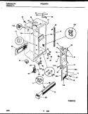 CABINET PARTS Diagram and Parts List for FRS22WRAD2  Frigidaire Refrigerator