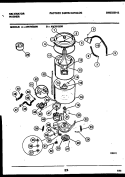 TUB DETAIL Diagram and Parts List for AW700G2D  Kelvinator Washer