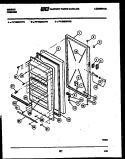 DOOR PARTS Diagram and Parts List for FV19M2WVFC  Gibson Freezer