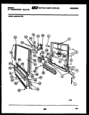 DOOR PARTS Diagram and Parts List for SU24P4KYGA  Gibson Dishwasher