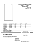 COVER Diagram and Parts List for FRT21HP5AQ4  Frigidaire Refrigerator