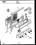 BACKGUARD Diagram and Parts List for 30-3352-23-02  Tappan Range