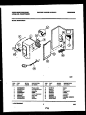 ELECTRICAL PARTS Diagram and Parts List for WAH119P2A1  Frigidaire Air Conditioner