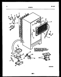 SYSTEM AND AUTOMATIC DEFROST PARTS Diagram and Parts List for RT19F7DX3C  Gibson Refrigerator