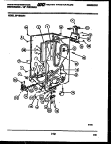 CABINET PARTS Diagram and Parts List for SP184NXR1  Frigidaire Dishwasher