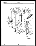 CABINET PARTS Diagram and Parts List for GRS20HRAD0  Gibson Refrigerator