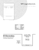 COVER Diagram and Parts List for FPF312DSB  Frigidaire Range