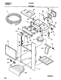 ICE DISPENSER Diagram and Parts List for FRS24ZRHB3  Frigidaire Refrigerator