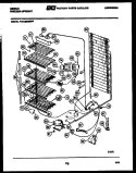 SYSTEM AND ELECTRICAL PARTS Diagram and Parts List for FV21M8WSFF  Gibson Freezer