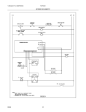 WIRING SCHEMATIC Diagram and Parts List for FEF366CSF  Frigidaire Range