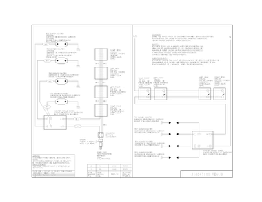 Wiring Diagram Diagram and Parts List for FFGC3026SBA  Frigidaire Cooktop