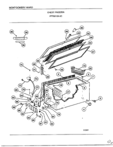 Part Location Diagram of 57154 Frigidaire Fastener