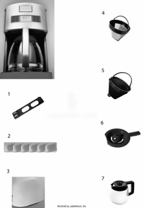 Replacement Parts Diagram and Parts List for FPDC12D7MS  Electrolux Coffee Maker
