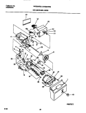 ICE CONTAINER, DRIVE Diagram and Parts List for WRS22WRBW1  Frigidaire Refrigerator