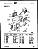 ELECTRICAL PARTS Diagram and Parts List for AL119L1A3  Frigidaire Air Conditioner