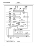 WIRING SCHEMATIC Diagram and Parts List for PLEF398CCE  Frigidaire Range