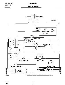 Wiring Schematic Diagram and Parts List for WRS20MQRCW0  Westinghouse Refrigerator