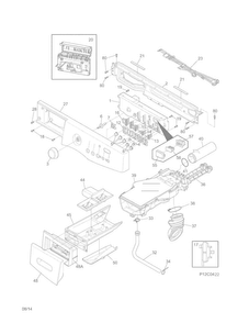 Part Location Diagram of 137006085 Frigidaire Electronic Control Board