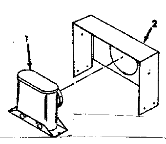 Horizontal vent kit Diagram and Parts List for 867736151  Frigidaire Furnace