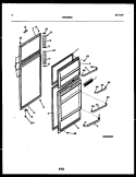 DOOR PARTS Diagram and Parts List for ATN130WK1  Frigidaire Refrigerator