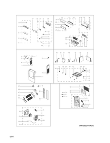 Recommended Spare Parts Diagram and Parts List for CPA12EDU112  Frigidaire Air Conditioner