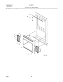MOUNTING Diagram and Parts List for FAC085K7A1  Frigidaire Air Conditioner