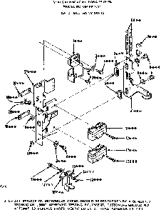 Latch Mechanism Diagram and Parts List for 5649917711  Kenmore Microwave
