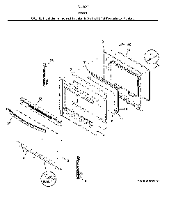 Part Location Diagram of 316552721 Frigidaire GLASS